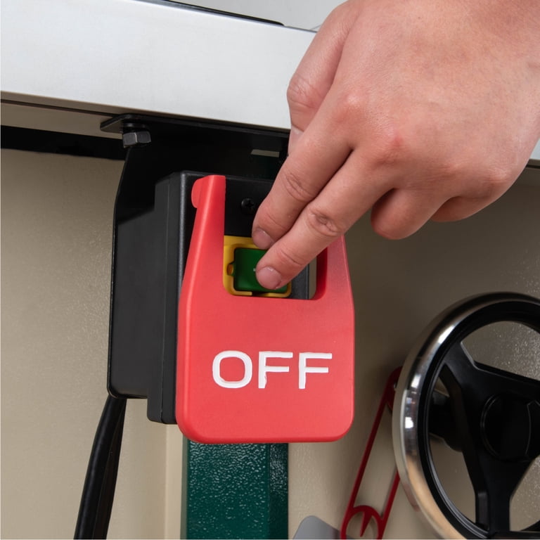 Paddle Switch For Table Saw – 110V Single Phase On/Off Switch With Emergency Stop, Router Table, Drill Press, Milling Machine