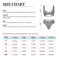 thumbnail image 4 of Kdxio Wild Animal Leopard Print Print Women's 2 Piece High Waisted Wrap Spaghetti Strap Summer Swimsuit Bikini Set-X-Large, 4 of 7