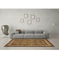 thumbnail image 3 of Ahgly Company Indoor Round Persian Brown Traditional Area Rugs, 5' Round, 3 of 4