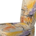 thumbnail image 4 of Designart "composition Fusion IX" Chaise d'Appoint Jaune Abstraite Collages - Fauteuil Moderne pour Salon, 4 of 7