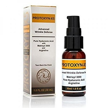 Botox Alternative:hyaluronic Acid,15% Matrixyl 3000, 20% Argireline,5 % Vitamin C,repair, Boost Collagen, 1oz Serum by PROTOXYN (Best Collagen Boosting Serum)