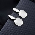 thumbnail image 4 of Women Earrings Drop Earrings Dangle Earrings Ear Drop Fashion Accessory Euramerican Style Simple Geometric Alloy Dangle Drop Earrings Silver ANGGREK Otros, 4 of 5