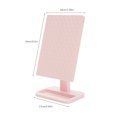 thumbnail image 4 of Desktop desktop with light fill light folding three fold Shell LED makeup mirror dressing smart beauty gift mirror, 4 of 6