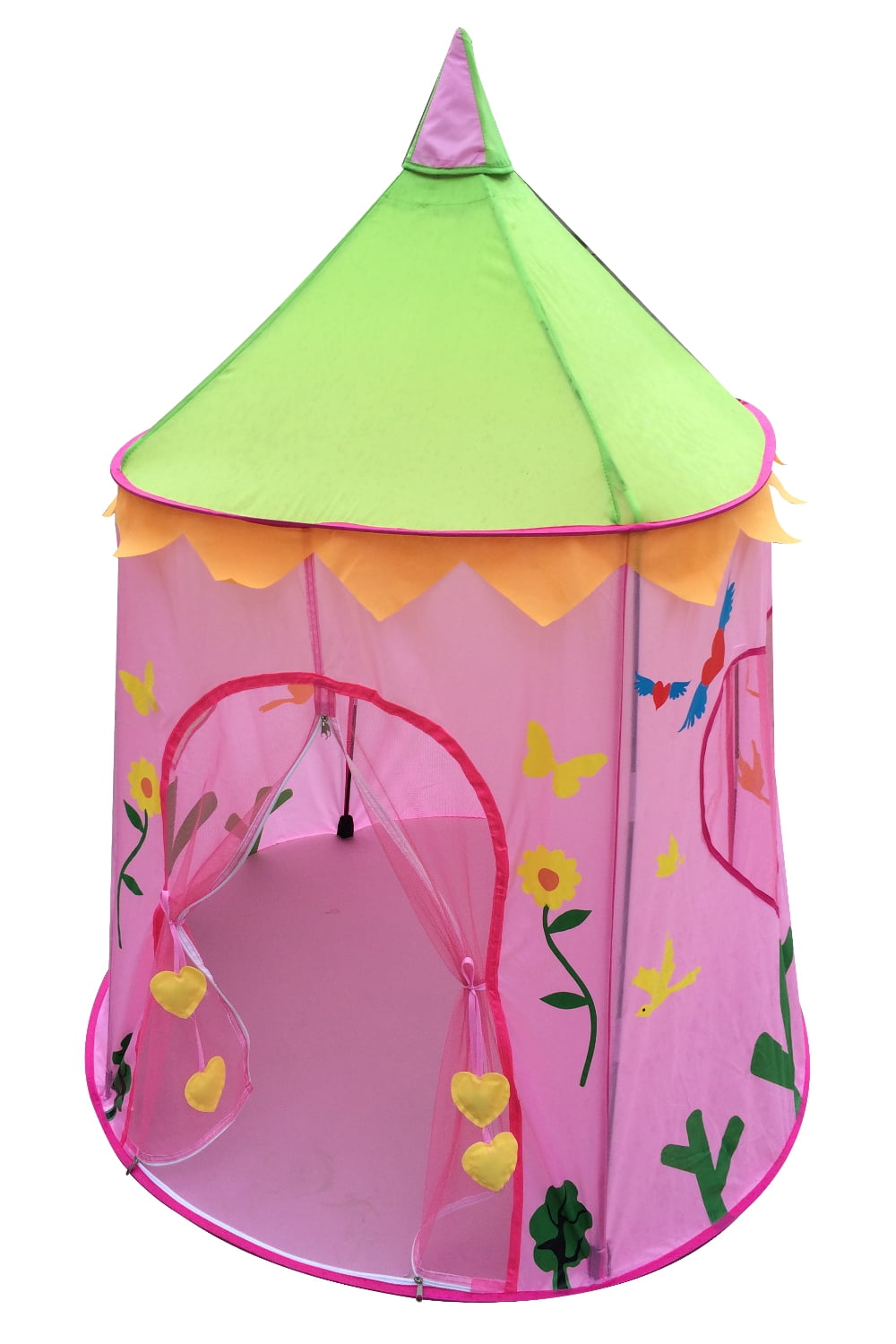 Details about   Wonderland Princess Castle Floral Fairy Palace Toy House Girls Pink Play Tent 