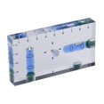 thumbnail image 1 of TBubble Level Transparent Spirit Level Ruler With Magnetic Base 95x51x13mm Blue 1 Piece, 1 of 4