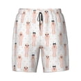 thumbnail image 4 of Lsque Mens Swim Trunks Poodle Dog Pattern - Bathing Suit Compression Liner - Beach Swim Shorts Swimwear - (S-3XL) - Stretch Quick Dry -Medium, 4 of 9