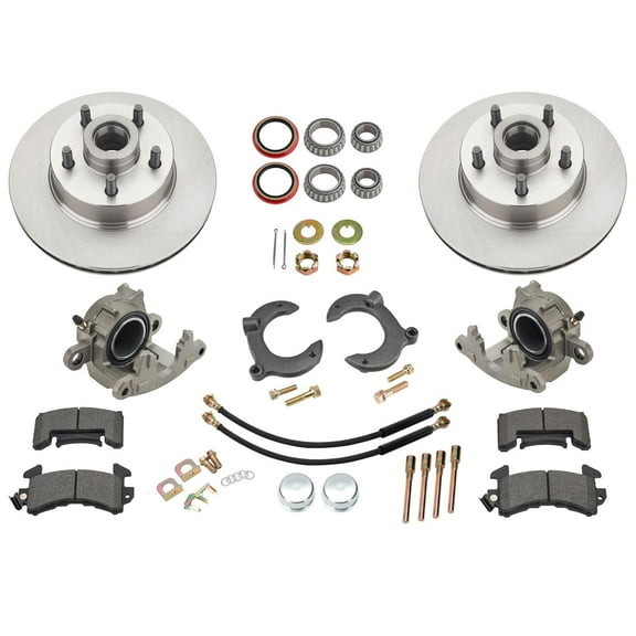 Mustang II Complete 11 Inch Brake Kit, Fits Ford 5 x 4-1/2 Bolt Pattern