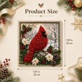 thumbnail image 5 of 3D Christmas Fabric Poke Art Kit with frame,Handmade Fabric Poke Art Kit for Adults & Beginner, Vintage Holiday Handmade Decoration, Easy Relaxing DIY Craft, 5 of 7