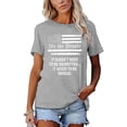 thumbnail image 5 of XCHQRTI Women's Merica Shirt American Flag Tee Short Sleeve 4th of July Patriotic Shirts, 5 of 7