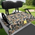 thumbnail image 4 of XYZCANDO Deer Camo 2-Seat Golf Cart Seat Cover with 4 Front Pockets - Universal Non-Slip Washable Terry Cloth Accessory for Golfers, 4 of 8