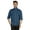 Royal Blue, variant on Bestman Formal Front Button Placket Solid Shirts For Mens Long Sleeve Regular Fit Shirt