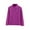 Purple#, variant on hoksml Women's Lightweight Full Zip Soft Fleece Jacket Fashion Solid Color Outdoor Casual Zipper Stand Sports Long Sleeved Recreation Coat with Zipper Pockets
