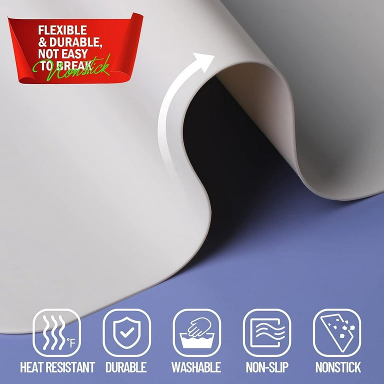 Large Silicone Mat for Crafts, 23.415.6 Silicone Sheet for Resin