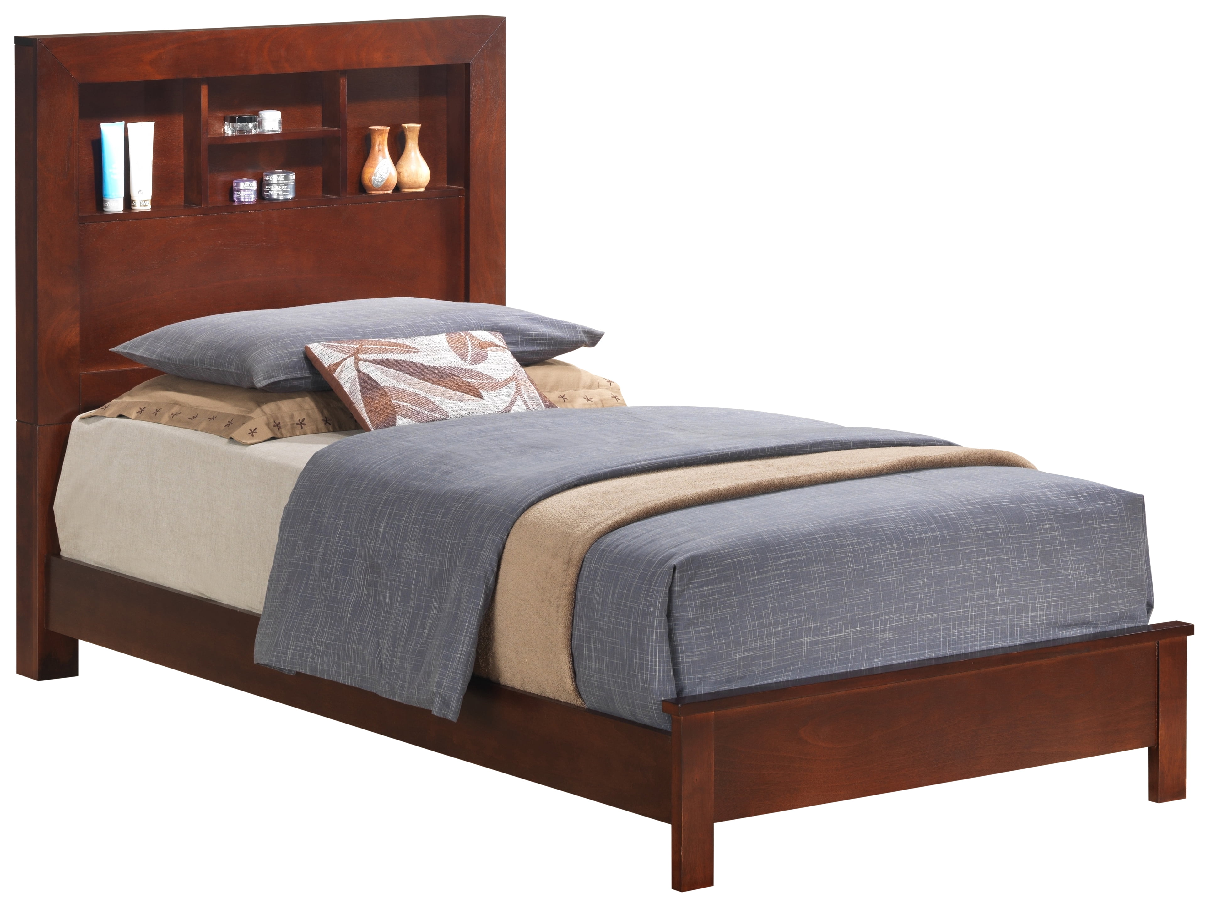 Glory Furniture Burlington Twin Bed in Cherry Color