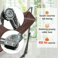 thumbnail image 4 of Tranquillo Universal 116" Double Hammock w/Adjustable Stand and Bag, Brown, 4 of 12