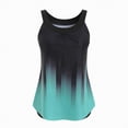 thumbnail image 4 of HCNTES Womens Tankini Bathing Suit Modest Two Piece Swimsuit Ruffle V Neck Swim Tank Top with High Waisted Bottom(M,a163-Mint Green), 4 of 8