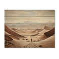 thumbnail image 3 of Designart "Dunes Saharan in Africa III" African American Print on Natural Pine Wood, 3 of 5