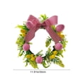 thumbnail image 4 of Outdoor Wreaths for Front Door Easter Wreath Decorations Artificial Flower Festive Wreaths Tabletop Candlestick Wreath Decorations Suitable For Indoor And Outdoor Easter Decorations, 4 of 7