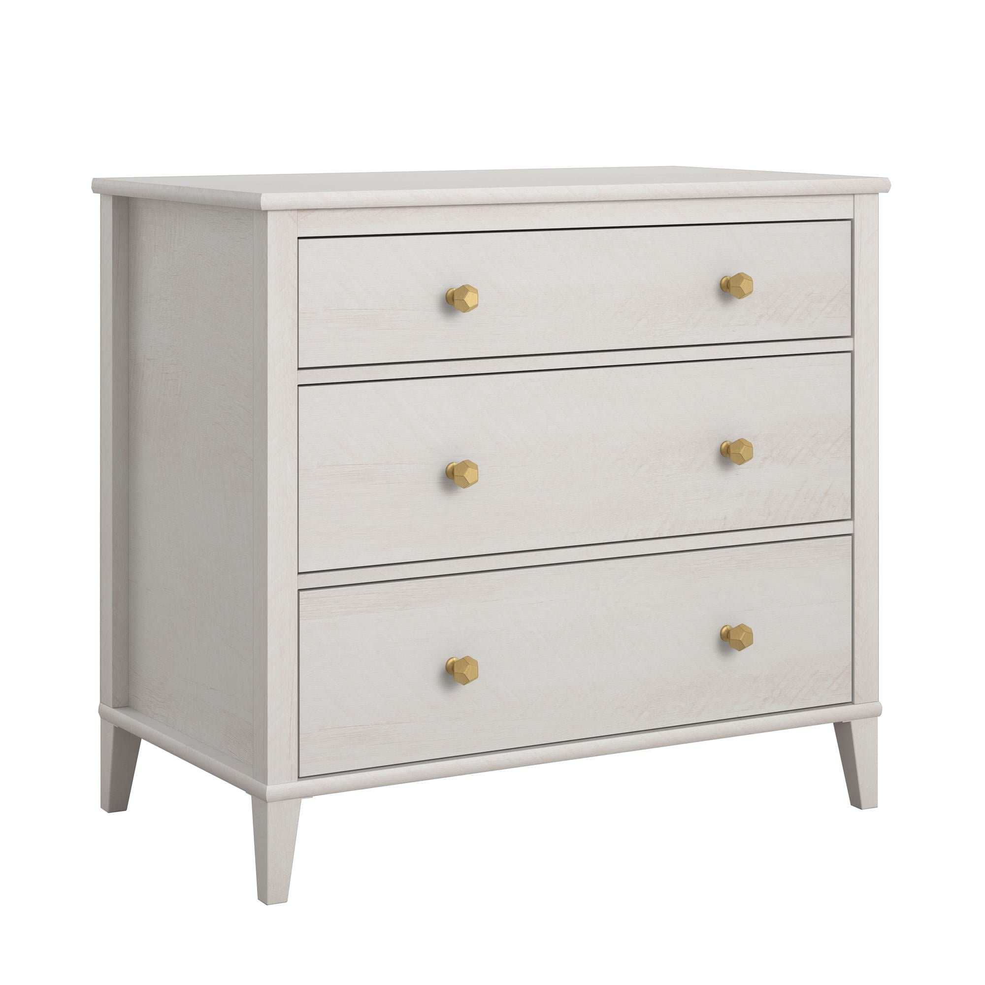 Little Seeds Monarch Hill Poppy 3 Drawer Dresser Ivory Oak Off