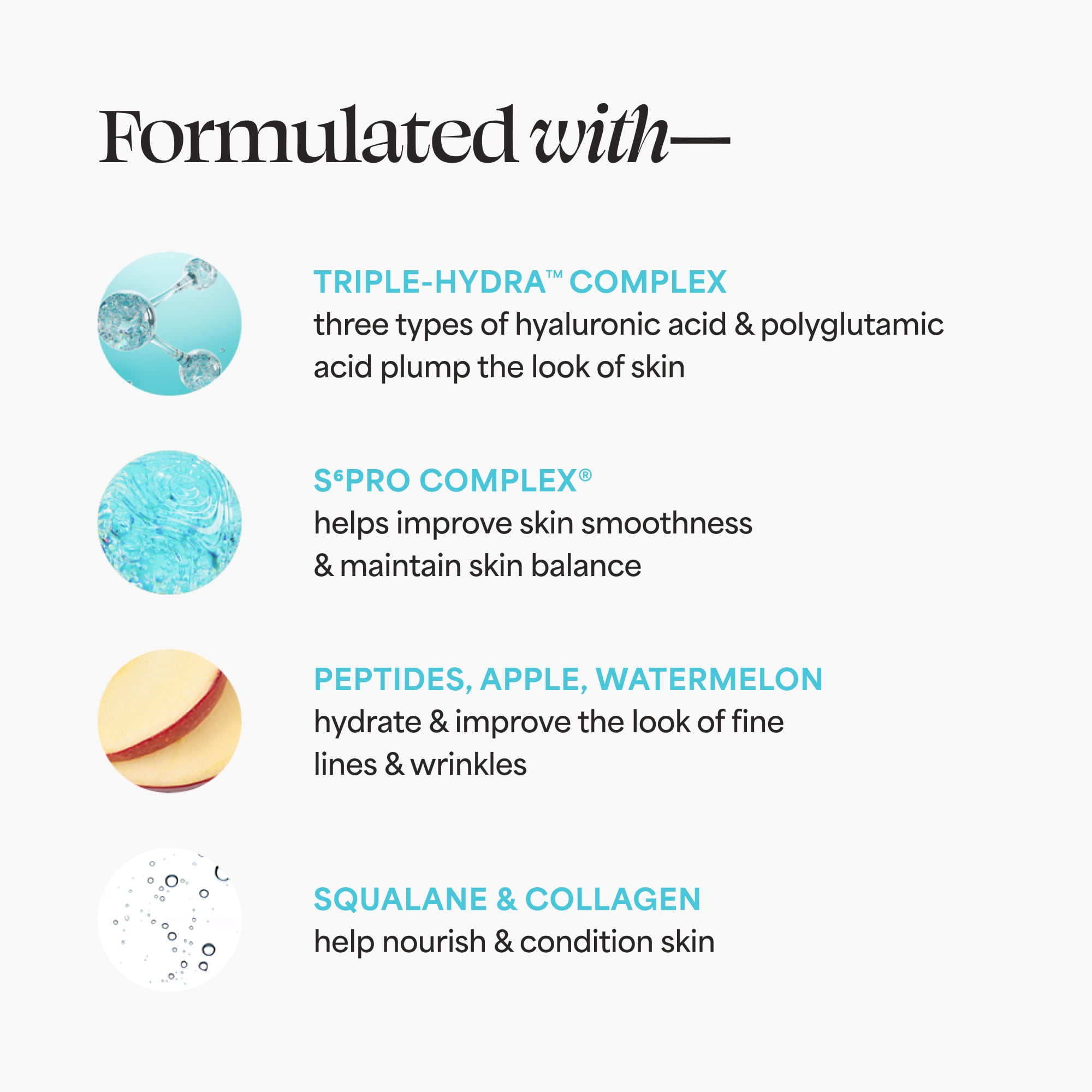 TULA Skin Care 24-7 Ultra Hydration Triple-HydraTM Complex Day & Night Serum, 1 fl oz