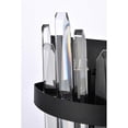 thumbnail image 6 of Serena 8 inch crystal bath sconce in black, 6 of 8