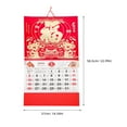 Fovewise Chinese Calendar 2025 Year of Dragon Wall Calendar 2025 Chinese Lunar Calendar Lunar