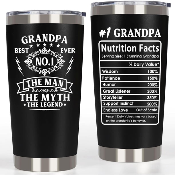 Regalos para abuelos, vaso de Navidad, los mejores regalos para abuelos de nietos, el mejor regalo para abuelos, taza n.° 1 para abuelos, regalos para abuelos de nietas, taza de café para nietos, 20