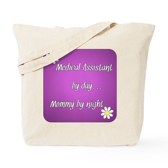 CafePress - Medical Assistant By Day Mommy By Night Tote Bag - Unisex Canvas Tote Bag, Beige, 1-Piece