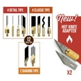 thumbnail image 5 of ArtSkills Wood Burning Tool Kit for Adults Teens & Beginners – 16 Piece Complete Woodburning Kit with Adjustable Temperature Wood Burning Pen, 12 Tips, Hot Knife Adapter, 5 of 5