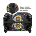 thumbnail image 3 of Bingfone Colorful Compasses Luggage Cover Washable Suitcase Cover Protector Anti-scratch Suitcase cover Fits 18-32 Inch Luggage (No luggage included), 3 of 8