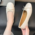 thumbnail image 6 of Viluyesy Womens Ballet Flats, Slip-On Wide Width Mary Jane Comfortable Walking Dressy Shoes Beige US8.5, 6 of 9