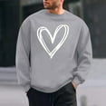 thumbnail image 1 of Ceisia Men Casual Fashion Print Round Neck Pullover Long Sleeve Sweatshirt Gift, 1 of 6