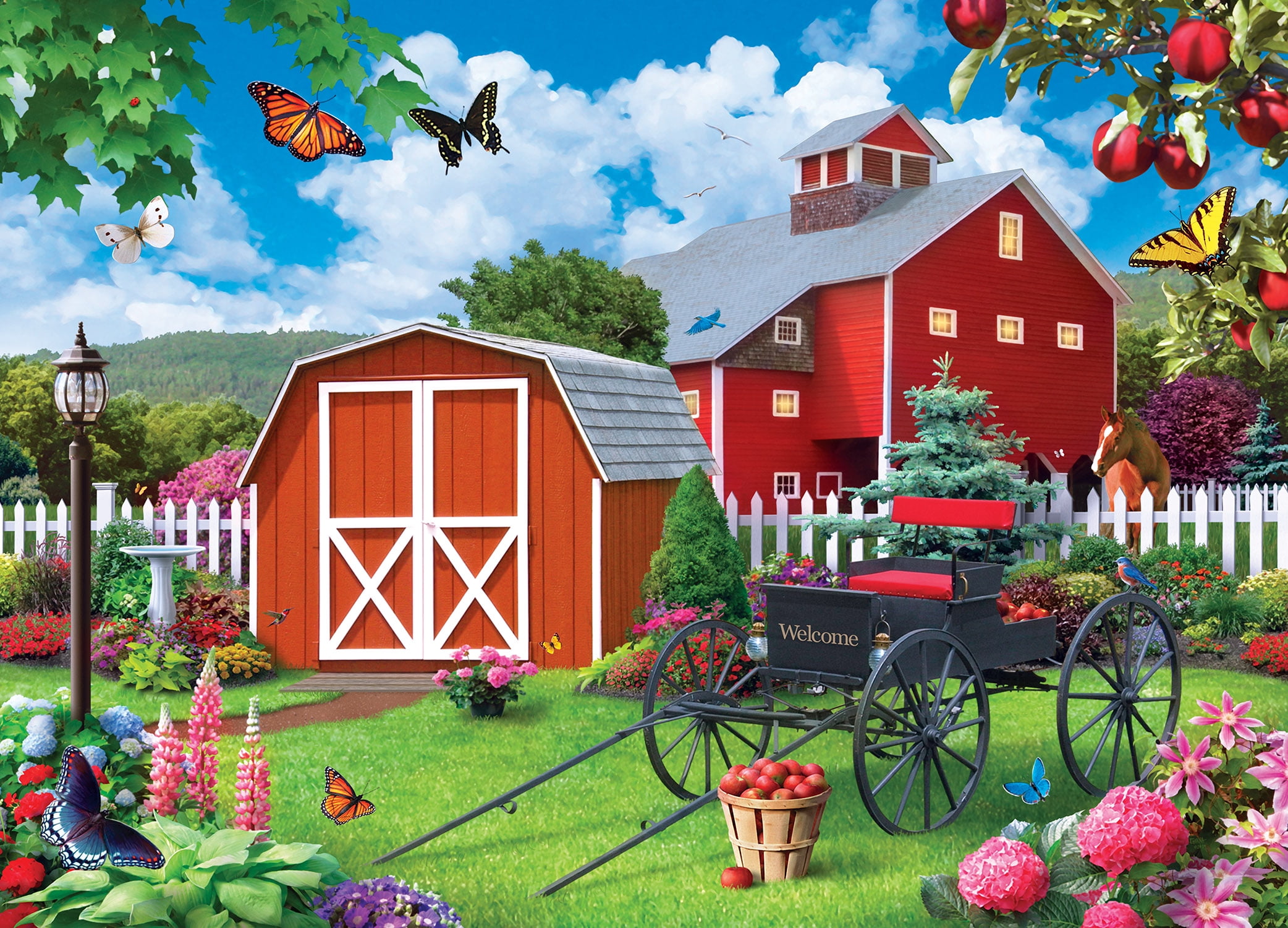 Lazy Days - Barnyard Beauties 1000 Piece Puzzle