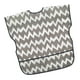 thumbnail image 3 of Protección impermeable del babero que se limpia con un bolsillo abatible que fácilmente los alimentos extraviados para los comedores desordenad Gray Wave L, 3 of 5