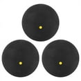 thumbnail image 2 of 3Pcs Squash Ball One-Yellow-Dot Low Speed Sports Rubber Balls Professional Player Competition Squash, 2 of 7