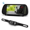 PYLE PLCM7300BT - Bluetooth Mirror Mount Visual Driving Parking Assist System with Backup Reverse Camera and 7'' Display Monitor