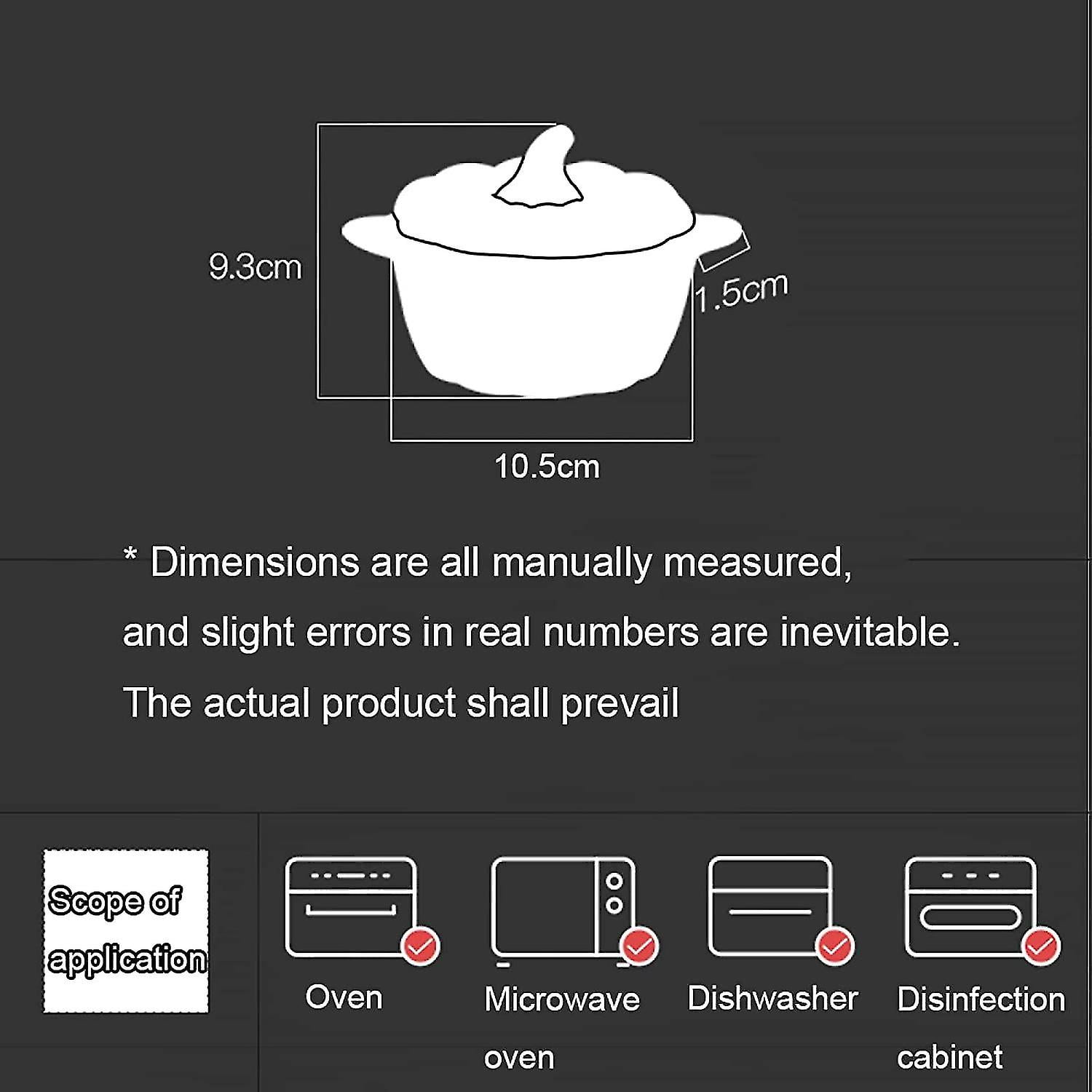 Mswborml Marmite En émail Avec Couvercle En Forme De Citrouille Pour La Cuisine, Cocotte Peu Profonde Antiadhésive Avec Double Poignée Utilisable Pour Les Cuisinières à Induction 25 Cm