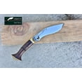 thumbnail image 3 of 5" Blade Cheetlange Special Kukri-Rat Tail Tang Rosewood Handle Black Leather Sheath, 3 of 9