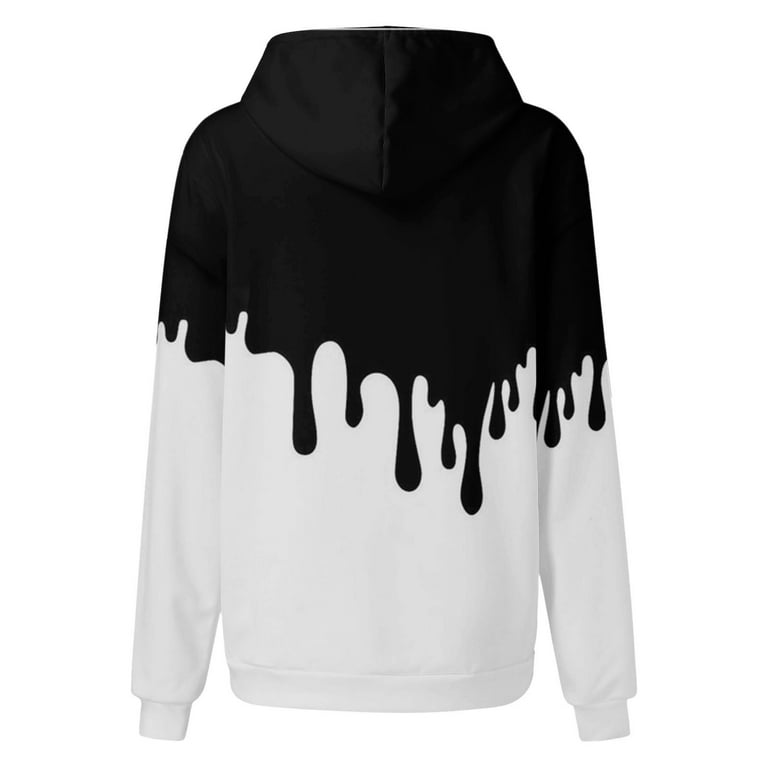 Womens Sweatshirts No Hood with Front Pocket Black Cardigan for Women Womens Plus Size Hooded Sweatshirt Long Sleeve Sweatshirt Loose Sweatshirt with