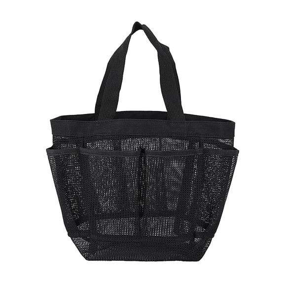 Mesh Shower Caddy Portable for College Dorm Room Essentials, 8-Pocket Large Shower Basket Tote Bag with 2 Handles for Toiletry, Bathroom, Beach, Camp, Gym