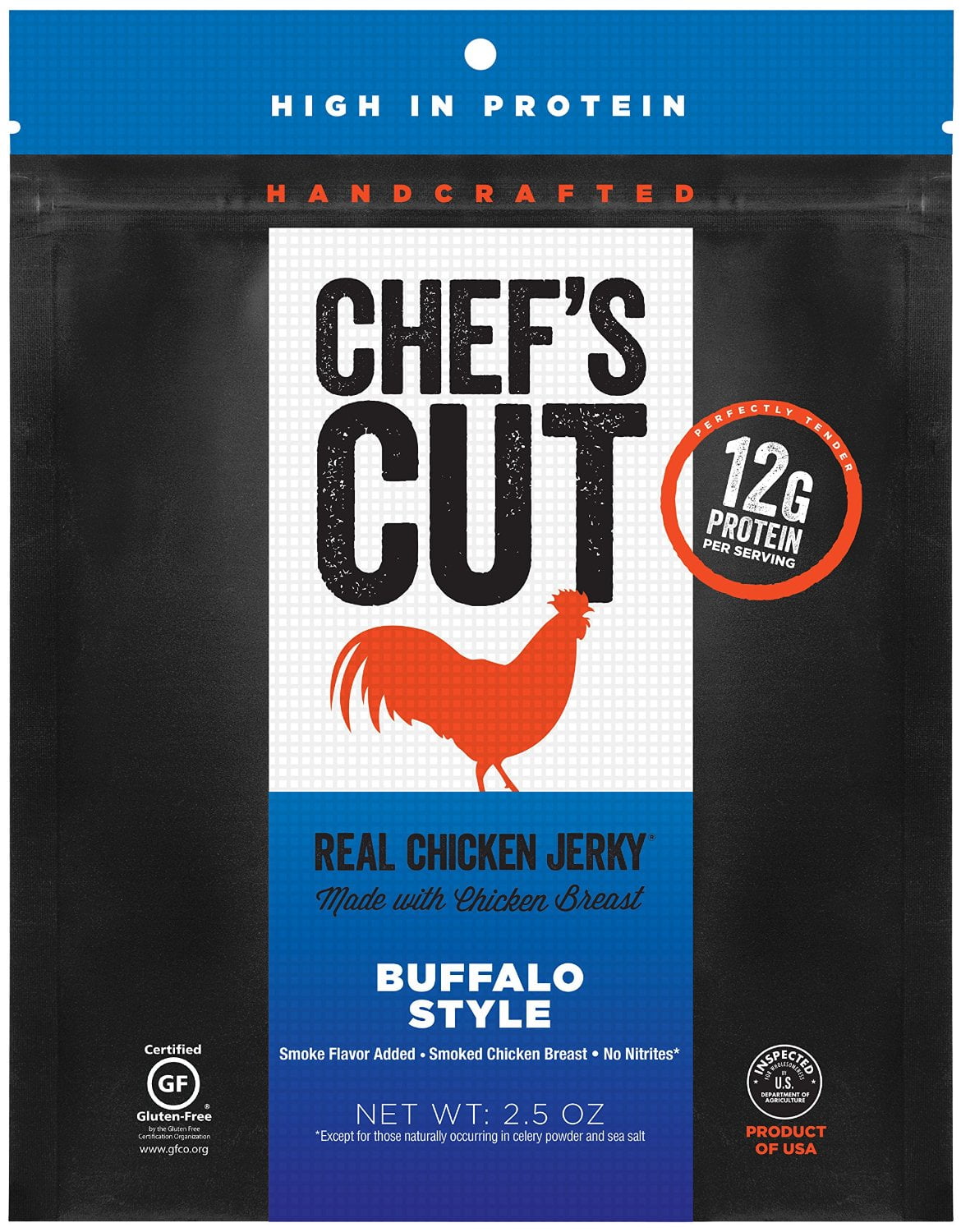 Chef's Cut Real Jerky, Buffalo Chicken, 2.5 Oz by Chef's Cut