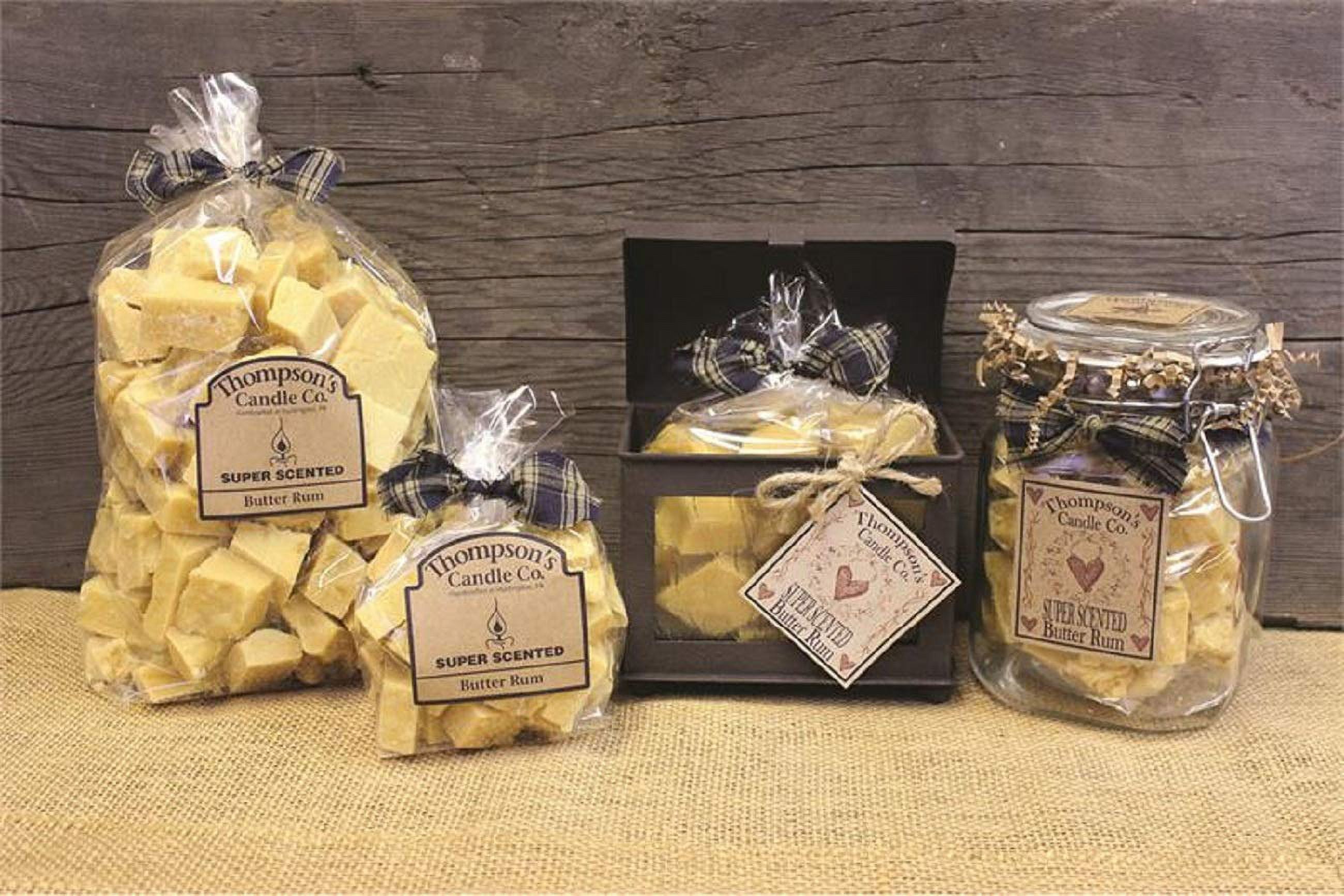 Thompson's Candle Co Super Scented Butter Rum Wax Crumbles 6 oz (Pack of 2)
