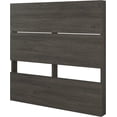 thumbnail image 3 of Milton 2 Piece Twin Size Bedroom Set, Bark Grey and White, 3 of 5