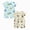 A68-Beige & Mint Green, variant on Preemie Newborn Infant Baby Girls Clothes Ribbed Bodysuit for 12-18 Months Preemie Baby Cotton Button Climbing Suit