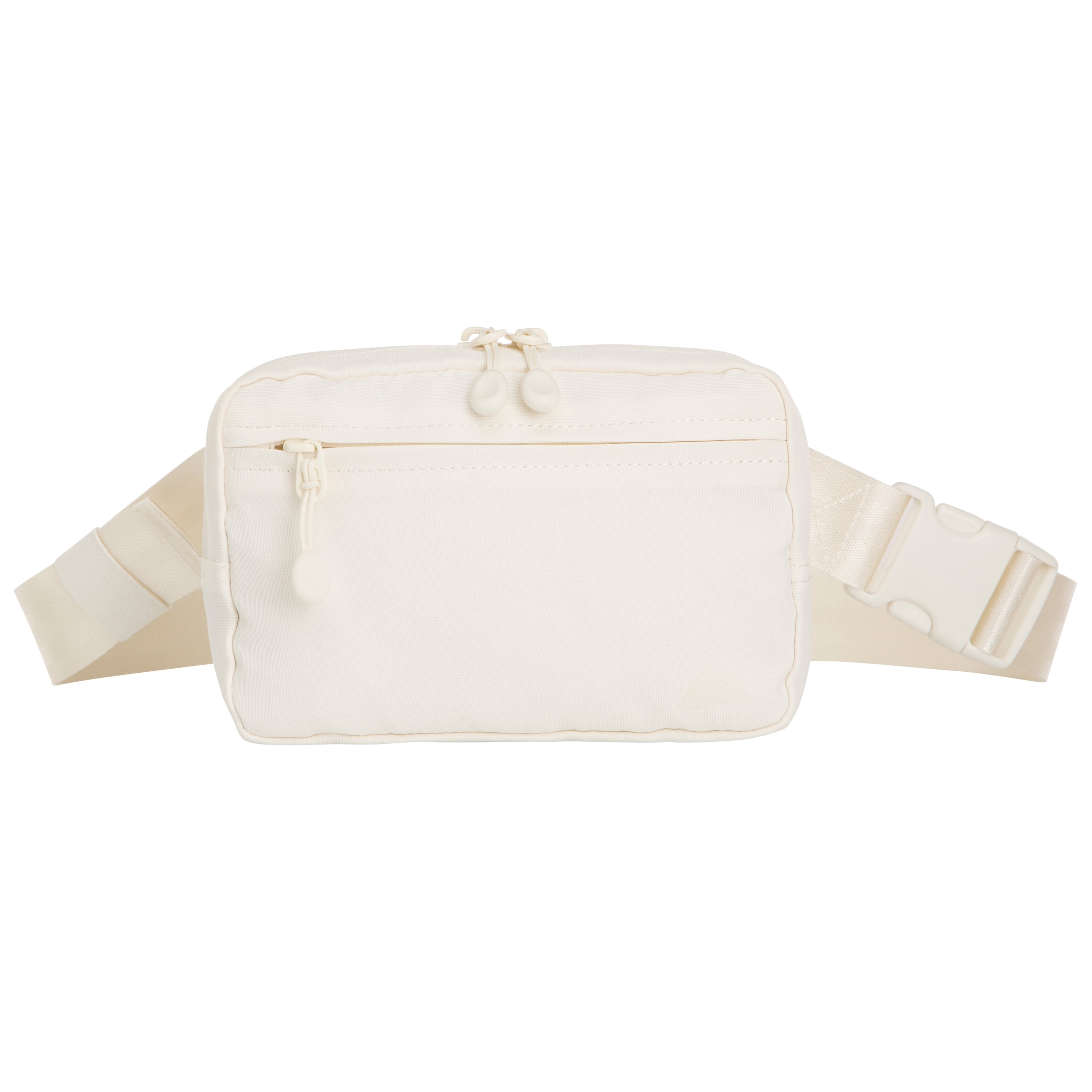 Ozark Trail Waist Pack Fanny Pack, Cream, Polyester, Zipper, Adult, on Waist