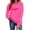 Hot Pink, variant on yievot Women Valentine's Day Sweatshirts Heart Graphic Crew Neck Pullover Long Sleeve Casual Shirts Tops