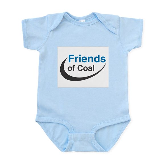 CafePress - Friends Of Coal Body Suit - Baby Light Bodysuit, Size Newborn - 24 Months