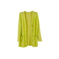 thumbnail image 1 of Minnieouse Abrigo de moda chal de punto chaqueta de verano DIY Prop dulce regalo ropa de mujer de larga duración ropa al aire libre cárdigan Abrigos y chamarras Amarillo, 1 of 6