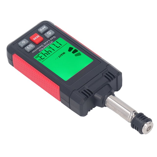 Analizador De Gas Portátil, Detector De Fugas De Gas Resistente A Impactos Portátil ABS Fácil Operación Para Oficina