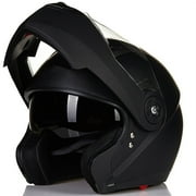 ILM Motorcycle Modular Flip up Dual Visor Helmet DOT Approved 5 Colors Available